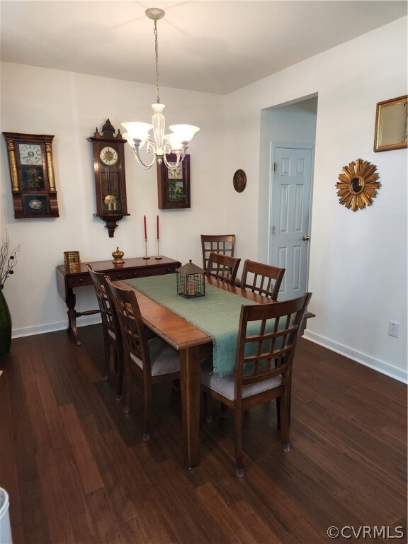 Formal dining area