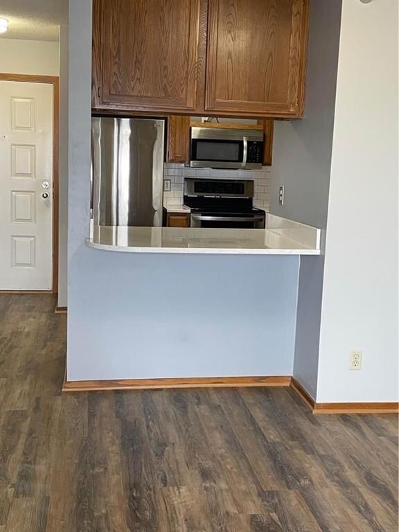 Living Space and Kitchen Facing Entry Door