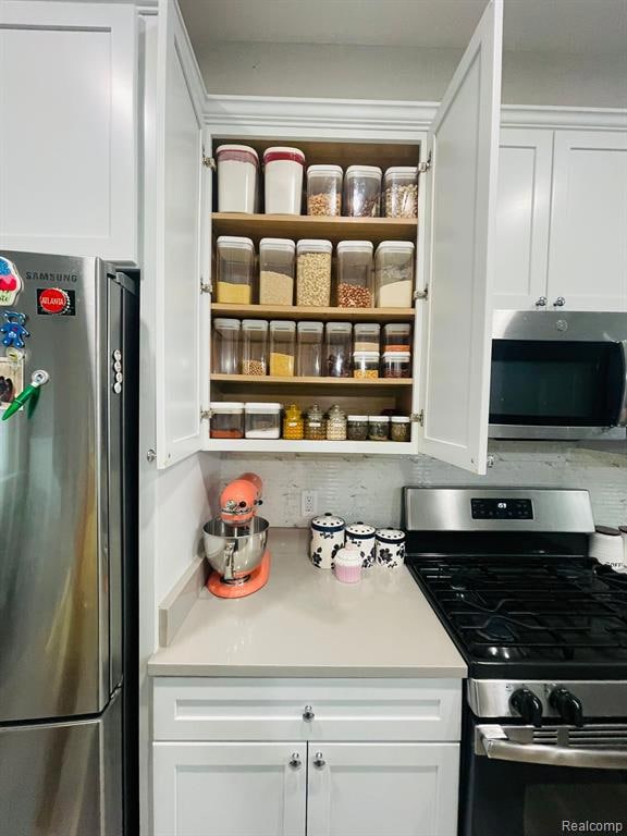 View of storage area