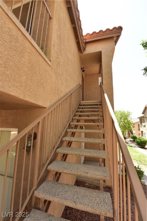 View of stairway