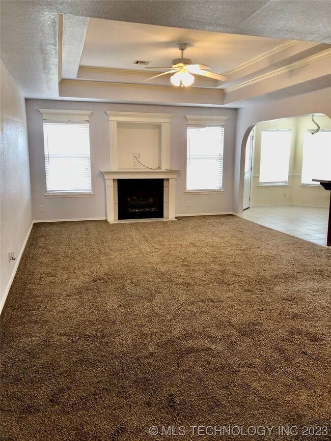 Living area as seen from the foyer.