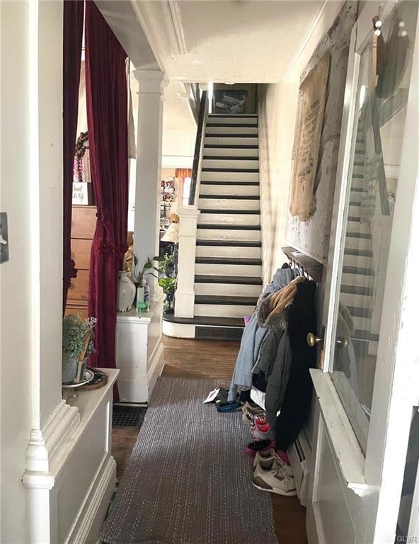 from front door hallway