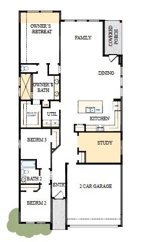 The success of a floor plan is the way you can mov