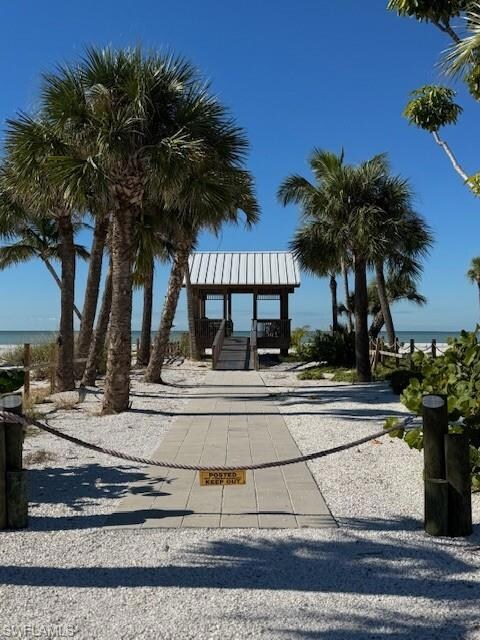 Private Beach Access Pavilion