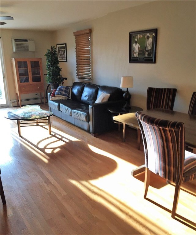 A different view of part of the dining area/ livin