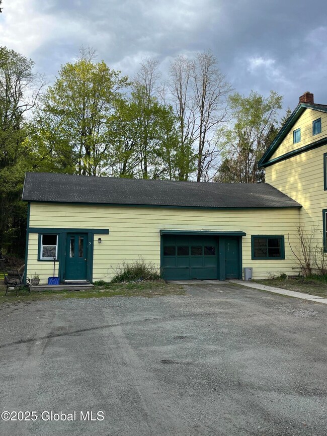 Garage and office
