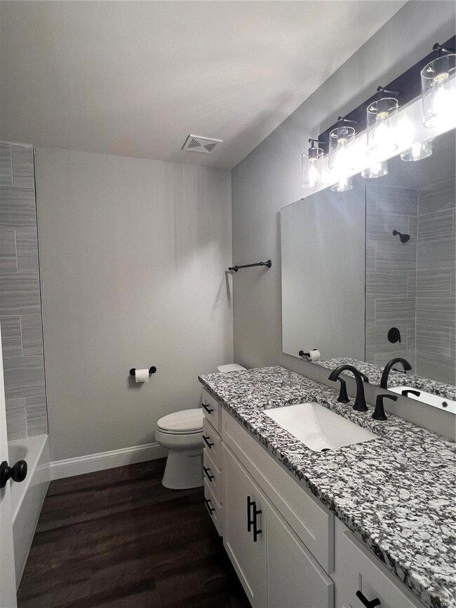 Main Hall Bath with extra Large Vanity top and Lot