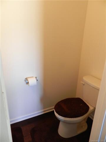 Second view of the downstairs half bathroom