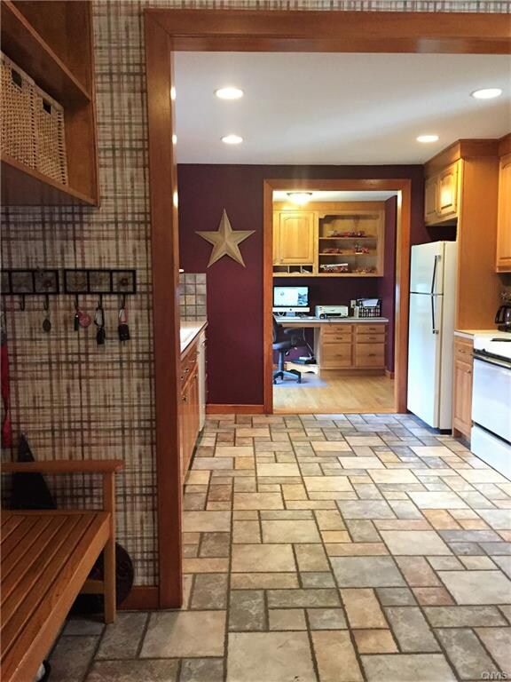 View from mud room area.