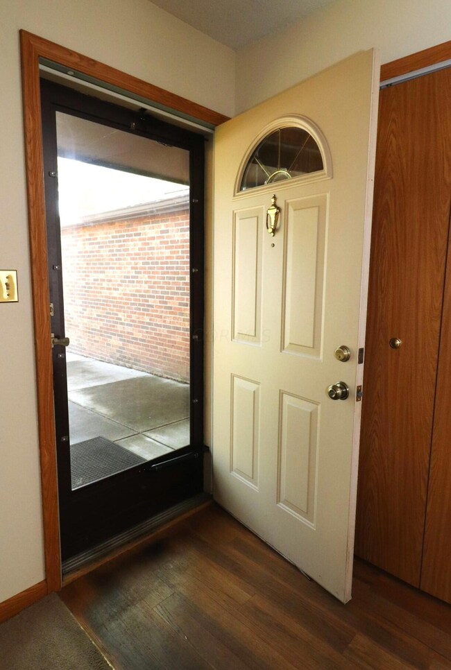 Hardwood at the foyer