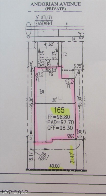 Lot 165 Plot Plan. Plot plan is representational o