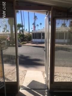 Patio looking out screen