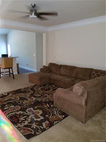 Full living room with open floor plan