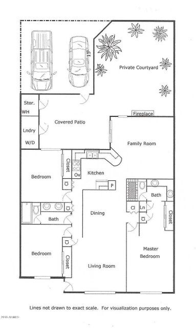Floor Plan 1822 W Rose Lane
