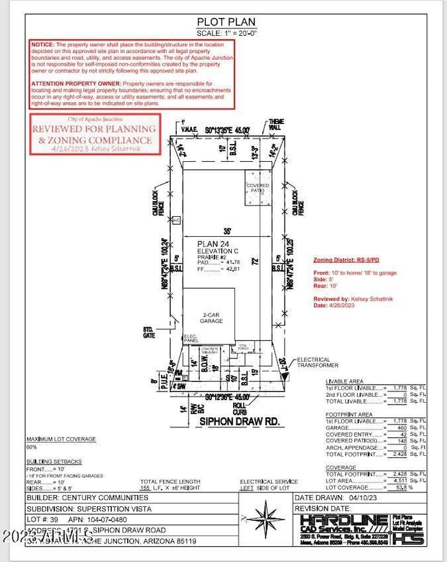 Plot Plan