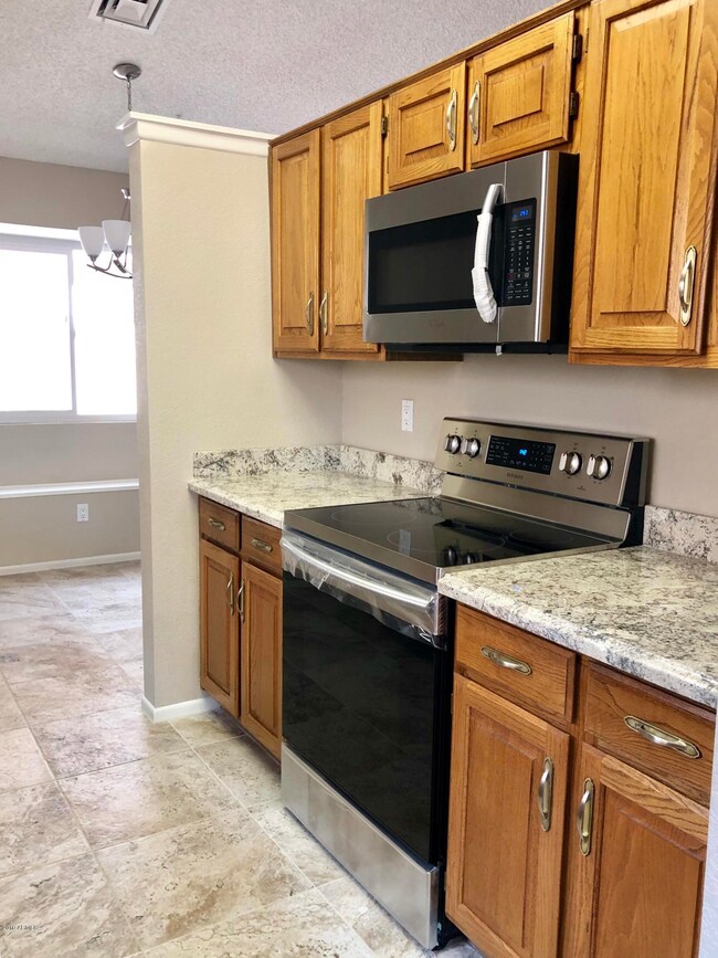 Kitchen with new appliances