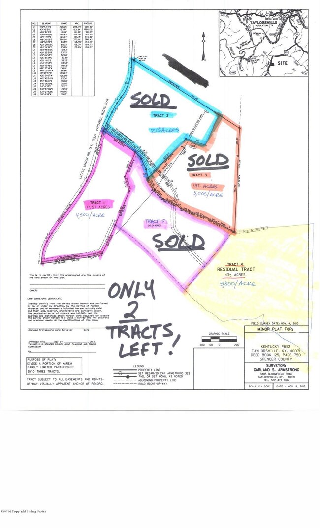 2083LU Minor Plat Map