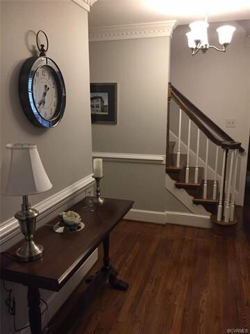 Foyer- view from family room entrance
