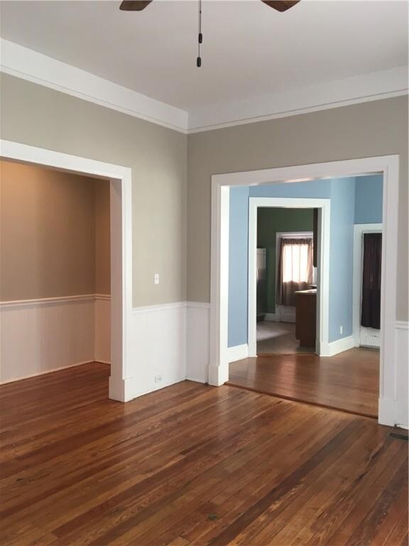 Original 1904 bead board wainscoting with lustrous