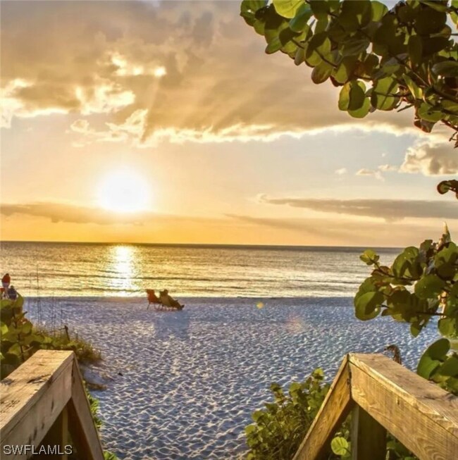 Naples sunsets only a short walk or bike ride away