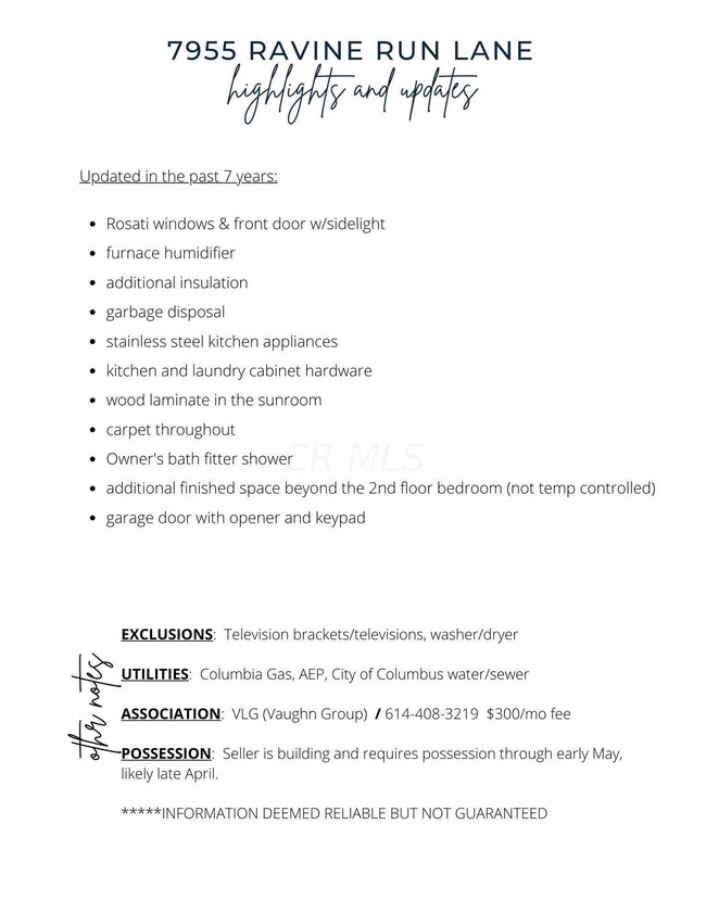 Feature sheet