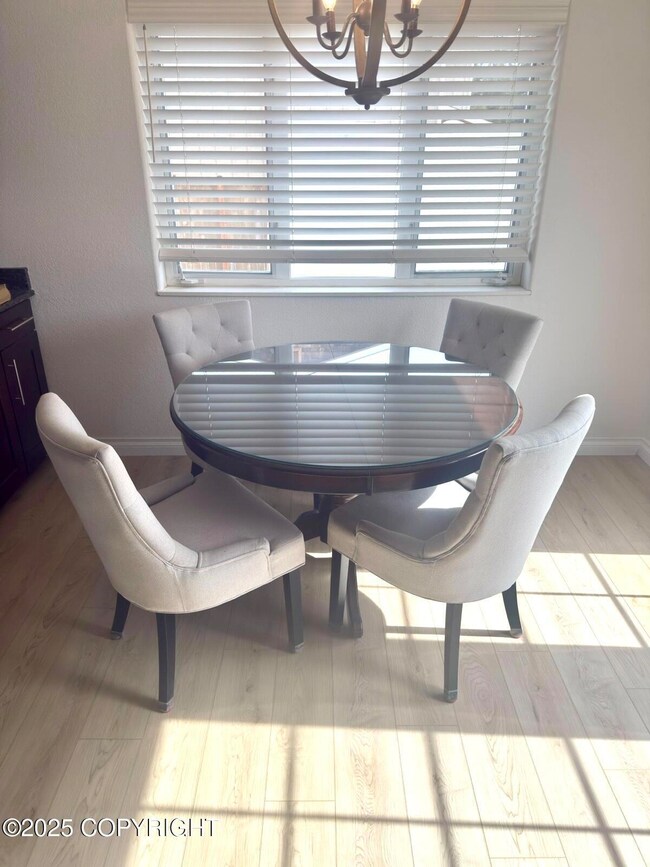 Dining Area by Patio Doors