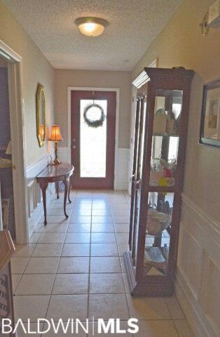 View of foyer from the living area.