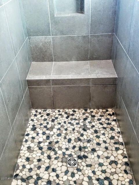 7. Framed Walk-In Shower