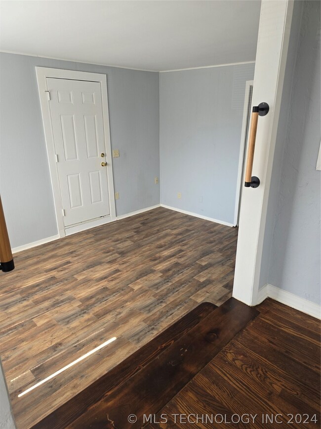 Step down to second living area 
