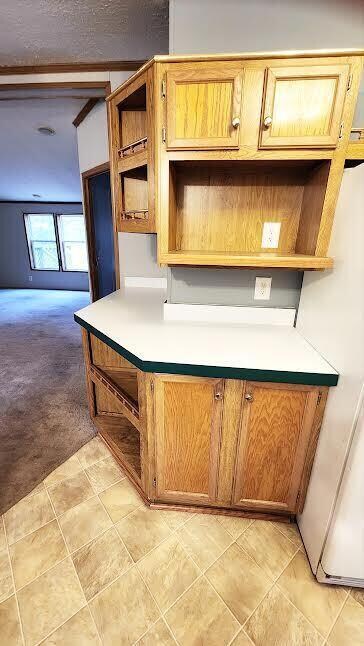 kitchen to den