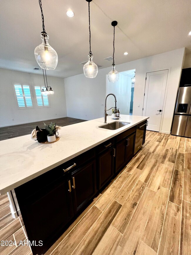 Spacious Kitchen Island