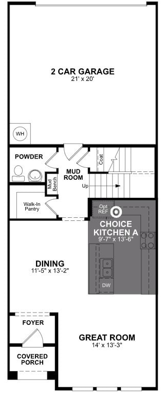 Beazer Homes Watercolor Princeton Floorplan.