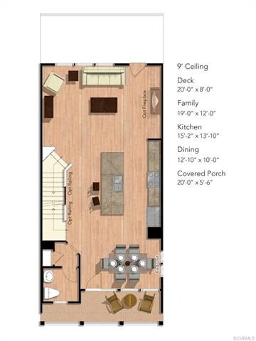 Second Floor Layout