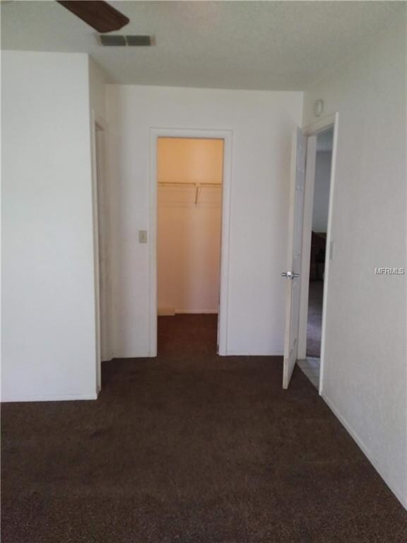 Master bedroom walk in closet