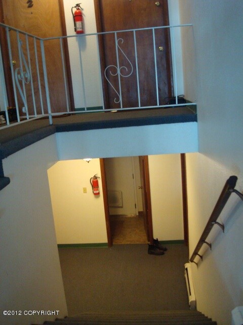 down to laundry and 2 units