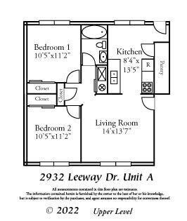 2932 Leeway Dr A floorplan