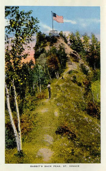 vintage photo of Rabbits Back Peak