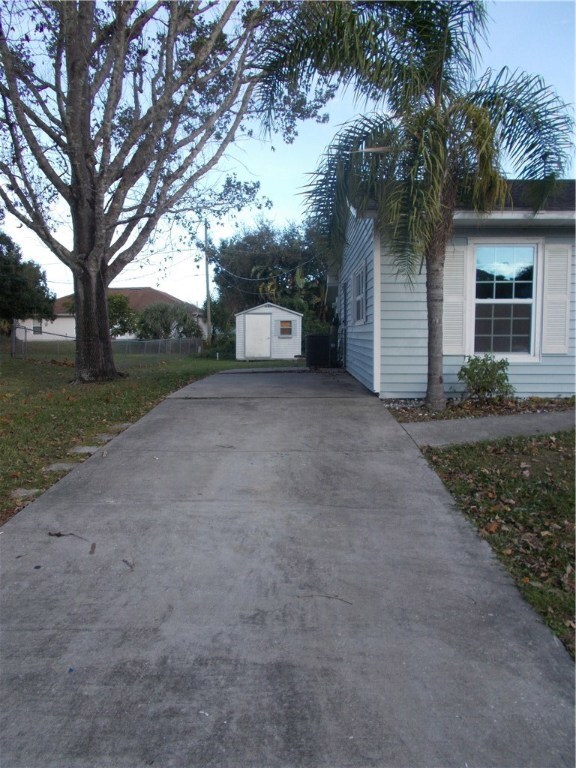 Lots of parking plus side entry