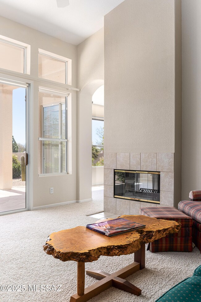 Living Area Fireplace