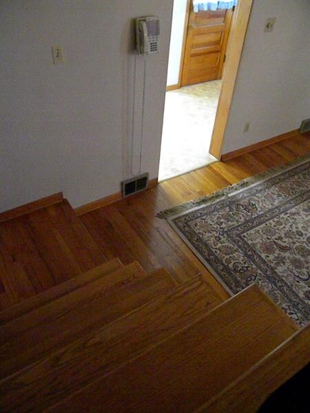 Hardwood stairs are beautiful