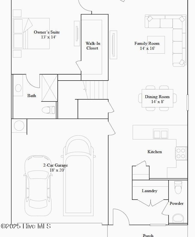 Littleton floor plan 1st floor