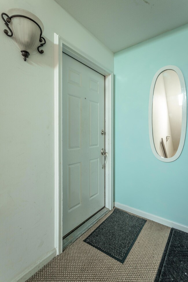 Front door from hallway