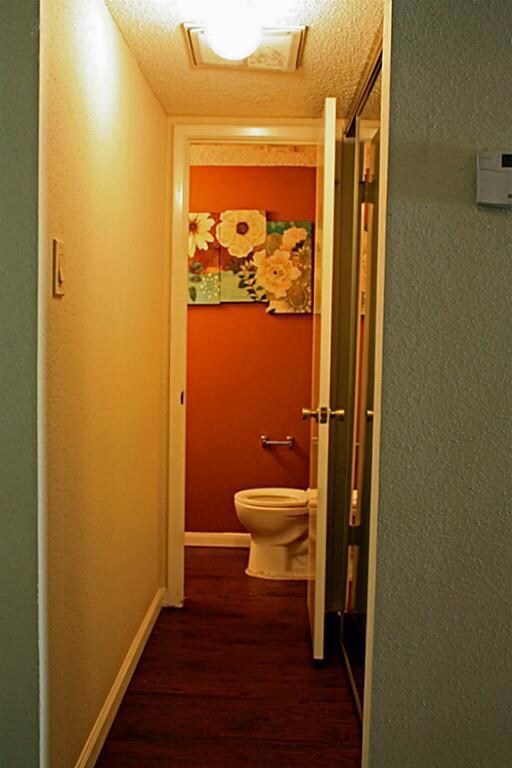 Half bath on the 1st floor