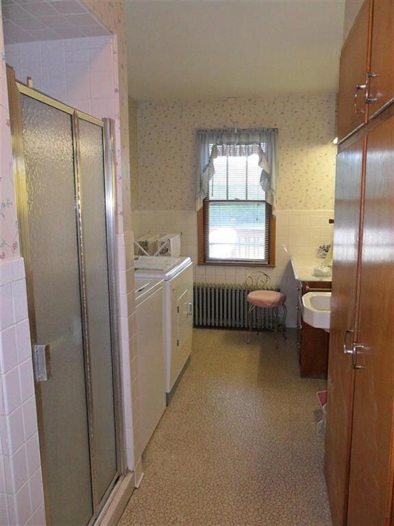 First Floor 3/4 Bath with Laundry