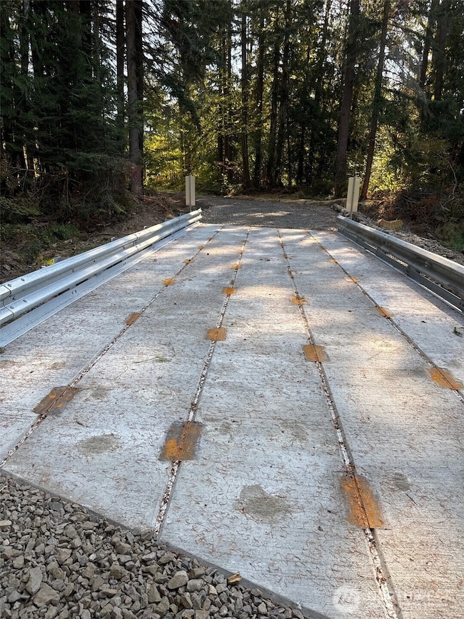 New Sturdy concrete bridge over Round Top Creek on this property