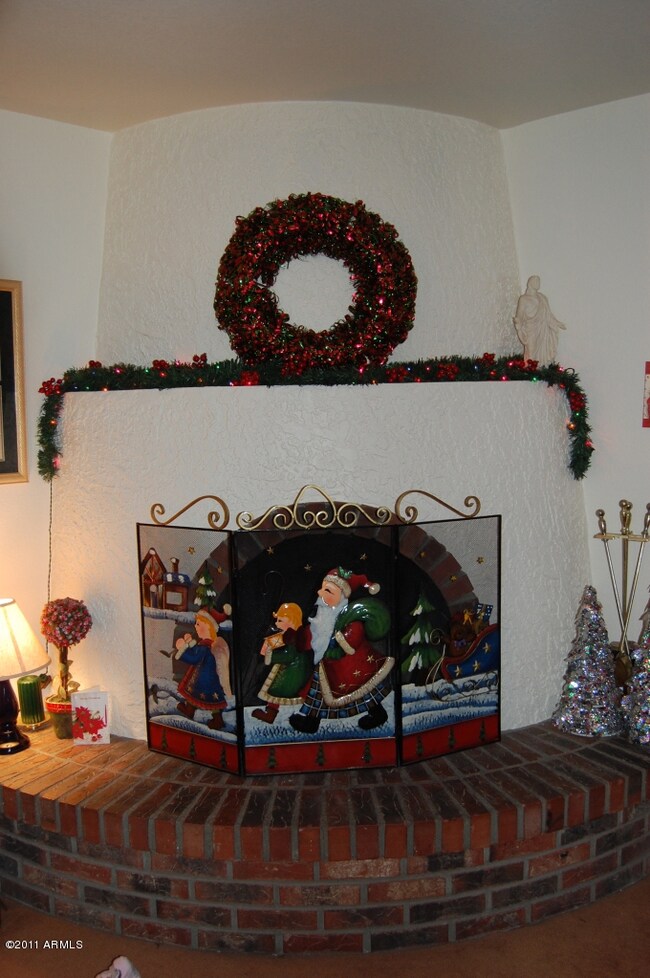 Fireplace in Family Room