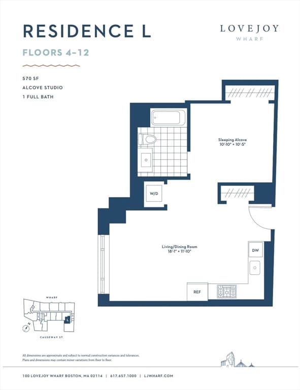 Lovejoy Wharf unit 11L, Boston, MA 02114 - photo 7