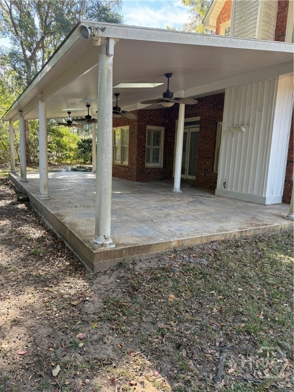 760 square feet of tile covered porch