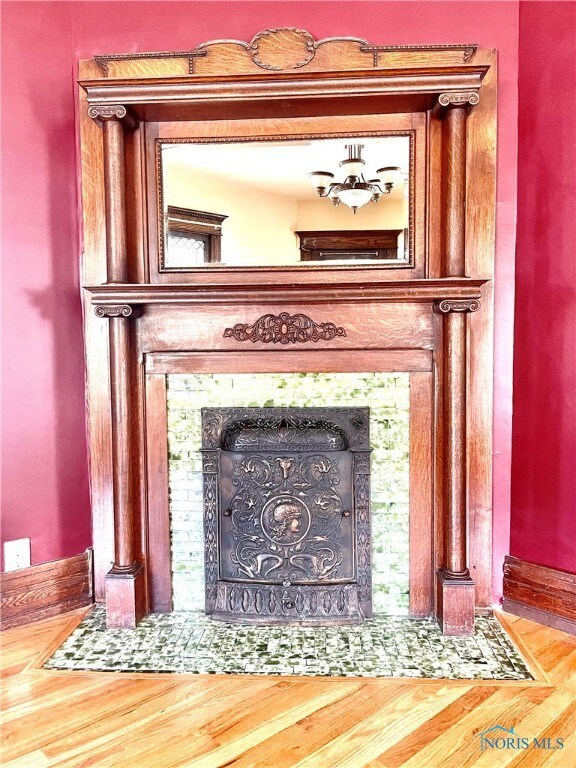 This original fireplace is just amazing!