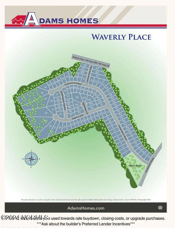 Waverly Place Map